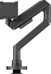 Кронштейн для монитора ErgoSmart Super Heavy-Duty U черный, 1 монитор, 24-57", настольный, регулировка высоты/поворота, USB-хаб, VESA75/100/200