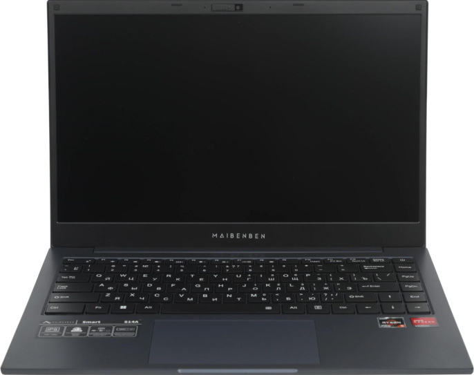 Ноутбук Maibenben S14A-R545UM [S14A-R545UMB1SLURE0] Dark Blue 14" {(1920x1080) IPS Ryzen 5 Pro 4650U/8Gb/512Gb SSD/Linux}