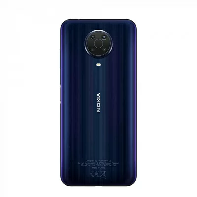 Смартфон Nokia NOKIA G20 DS TA-1336 BLUE 4/128, 16,5 см (6.517") 20:9, 1600 x 720 пикселей, 4x2,0 ГГц+4x2,0 ГГц, 8 Core, 4GB RAM, 64GB, up to 512GB flash, 48 МП+5 МП+2 МП+2 МП/8 MP, 2 Sim, 2G, 3G, LTE, BT v5.0, Wi-Fi, NFC, GPS/AGPS/GLONASS/Galileo, Type-C