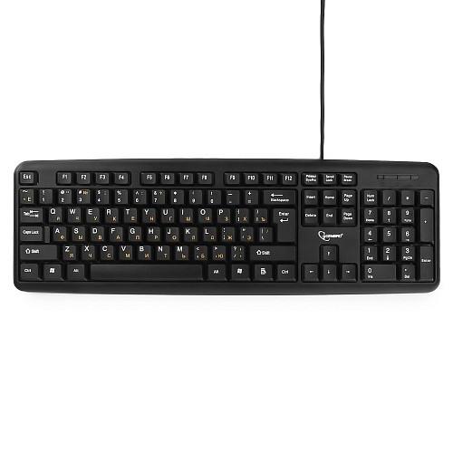 Клавиатура Gembird 104 клавиши кабель 2.0м черный KB-8320UXL-BL