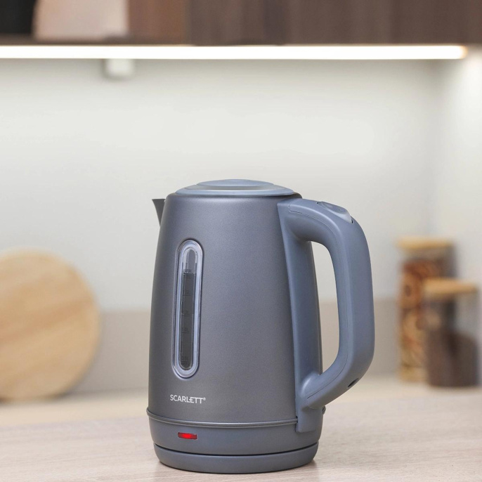 Чайник электрический Scarlett SC-EK21S42, 1.8л, пластик
