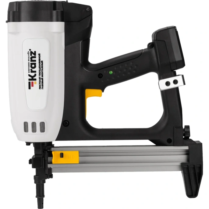 Пистолет гвоздезабивной газовый монтажный KRANZ GN95, 95Дж, длина гвоздей 15-40мм, диаметр 2,7-3мм KR-16-1650
