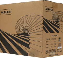 Корпус mATX Accord Entry ACC-2053B, Mini-Tower, без БП,  черный