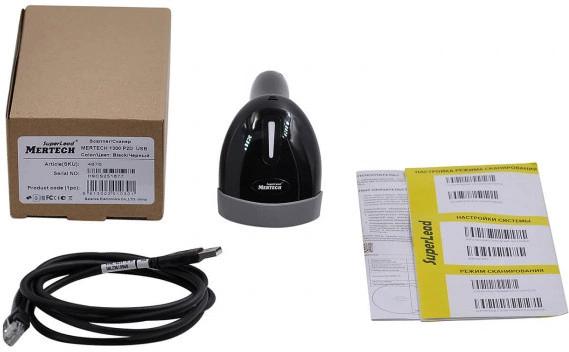 Сканер штрих-кода MERTECH 1300 2m 2D проводное черный [4876]