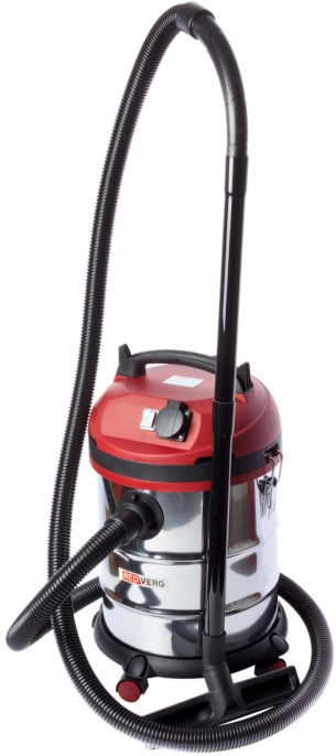 Строительный пылесос REDVERG RD-VC1200S-25S,  черный