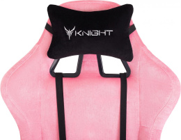 Кресло игровое Knight Terminator розовый Velvet 36 крестов. металл
