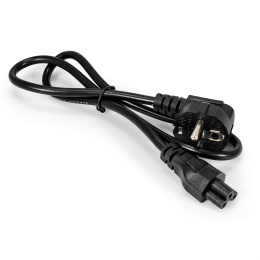 Кабель питания ноутбуков ExeGate Power PC5-0.75P-Schuko- C5/3x0.5Cu Евровилка Schuko- C5, VDE-250V-3*0.5mm2, медь, черный, 6A, 0.75м EP280678RUS