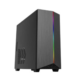 Zircon Корпус Lima без БП Midi Tower,Micro-ATX,Черн,1*USB3.0,2*USB2.0, 1*92mm