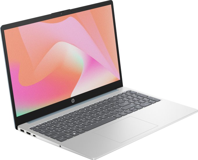 Ноутбук HP 15-fd1354TU C72QKPA 15.6" 1920x1080, IPS, 60 Гц, Intel Core Ultra 5 125H, 16 ГБ DDR5, SSD 1024 ГБ, Windows 11 Home, цвет крышки синий, аккумулятор 41 Вт·ч