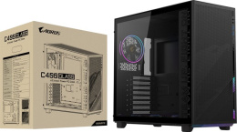 Корпус для ПК Gigabyte AORUS C400G MidTower, ATX, USB-C x1, USB 3.0 x2, Audio I/O, Black,TG GB-AC400G