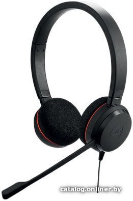Офисная гарнитура Jabra Evolve 20 MS Stereo USB-C накладные, для общения, 20-20000 Гц, кабель 2.2 м 4999-823-189