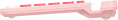 Клавиатура A4TECH Fstyler FBK30, USB, Bluetooth/Радиоканал, мембранная,  розовый [fbk30 raspberry]