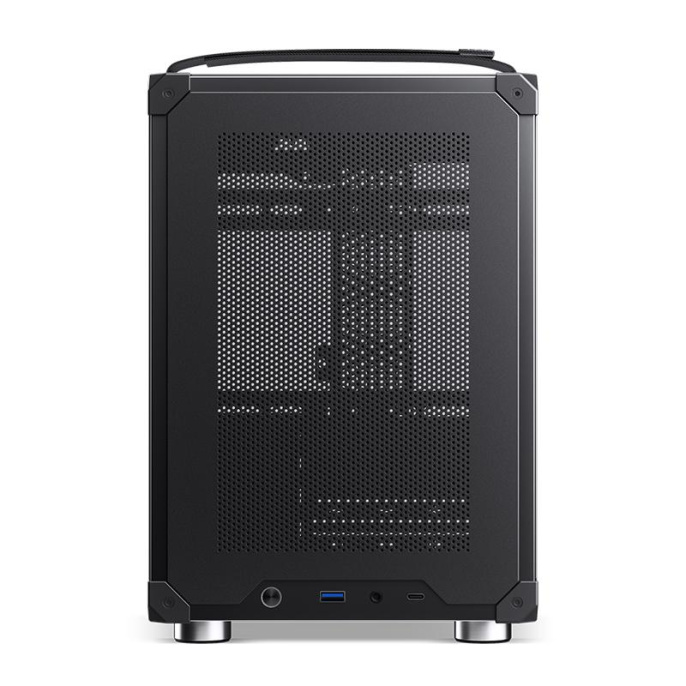 Корпус без блока питания Case JONSBO C6 Handle, Mini-Tower, no fan, 1xUSB-A 3.0 + 1xUSB-C 3.1, mATX, mITX Black (C6 Handle Black)
