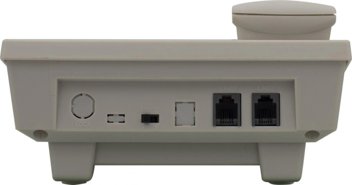 Проводной телефон Ritmix RT-420, белый и  серый