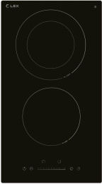 Электрическая варочная поверхность LEX EVH 321A BL, конфорок: 2 шт.,  стеклокерамика,  независимая, черный