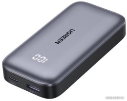 Внешний аккумулятор UGREEN PB502 25185 10000mAh Mini Quick Charging 30W Power Bank 30W с цифровым экраном. Цвет: серый (25185_)