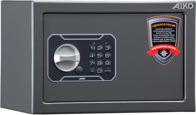 Сейф оружейный AIKO TT 170.EL 170x260x230 мм электронный [s11299110914]