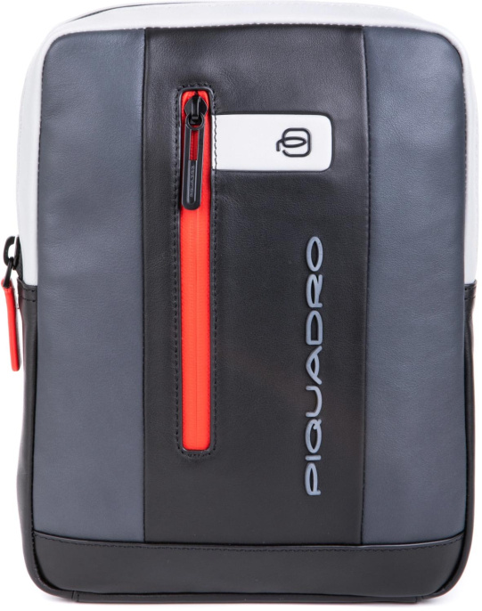 Сумка мужская Piquadro Urban CA1816UB00/GRN серая/черная натур.кожа