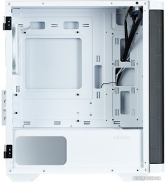 Корпус Zalman M4 Белый материал: сталь, пластик, окно: закаленное стекло, Power, LED Button, Power/HDD LED, MIC, Audio, 2xUSB 3.0, 1xUSB2.0, без БП, 1х3.5''/2.5'', 1x3.5'', 2x2.5"