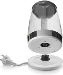 Чайник электрический Gorenje K17GXG 1.7л. 2200Вт белый/серебристый корпус: стекло/пластик