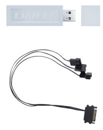 Контроллер Lian Li L-Wireless Controller G89.RF-T-W.01 для систем охлаждения, цвет: белый