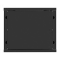 Шкаф телекоммуникационный 19" настенный 9U ExeGate EC-WM-9U.450.G.BLACK 19”, 9U, 600x450x500mm ШхГхВ , передняя дверь закаленное стекло, съемные боковые панели, пыле- и влагозащита IP23, черный RAL 9004 EX298607RUS