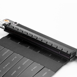 Кабель для корпуса Cable PCCooler PCI-Express4.0 PCIE 3.0/PCIE 4.0 X16 Graphics Card Extension Cable 185mm PCI-E3.0 BK Black