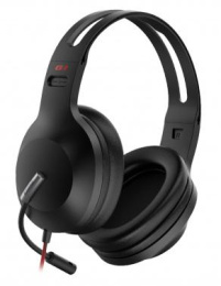Гарнитура игровая Edifier G1SE,  для компьютера и игровых консолей, накладные,  проводные, черный