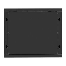 Шкаф телекоммуникационный 19" настенный 9U ExeGate EC-WM-9U.450.M.BLACK 19”, 9U, 600x450x500mm ШхГхВ , передняя дверь металл, съемные боковые панели, пыле- и влагозащита IP23, черный RAL 9004 EX298619RUS