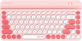Клавиатура A4TECH Fstyler FBK30, USB, Bluetooth/Радиоканал, мембранная,  розовый [fbk30 raspberry]