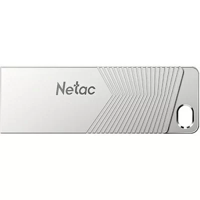 Накопитель USB3.2 32Gb Netac UM1 (NT03UM1N-032G-32PN) USB 3.2 Type-A, металл, без колпачка, серебристый