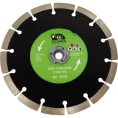 Диск отрезной алмазный сегментный сухой рез (180x22.2х2.2 мм) Росомаха 102180