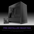 Корпус без блока питания Case NZXT H3 Flow 2025 , Midi-Tower, TG, 1x120mm, 1xUSB-A 3.2 + 1xUSB-C 3.2, mATX, mITX Black (CC-H31FB-01)