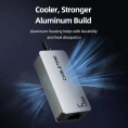 Адаптер CABLETIME CB58G CT-ACML5-AG USB A+C 3.0 — RJ45 5 Гбит/с - Space Grey