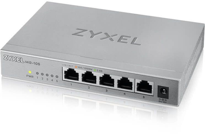 Коммутатор ZYXEL MG-105-ZZ0101F, неуправляемый