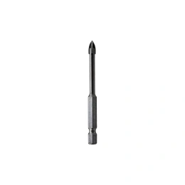 Сверло по стеклу и керамике 4 мм, 4 грани, шестигранный хвостовик KRANZ KR-91-0647