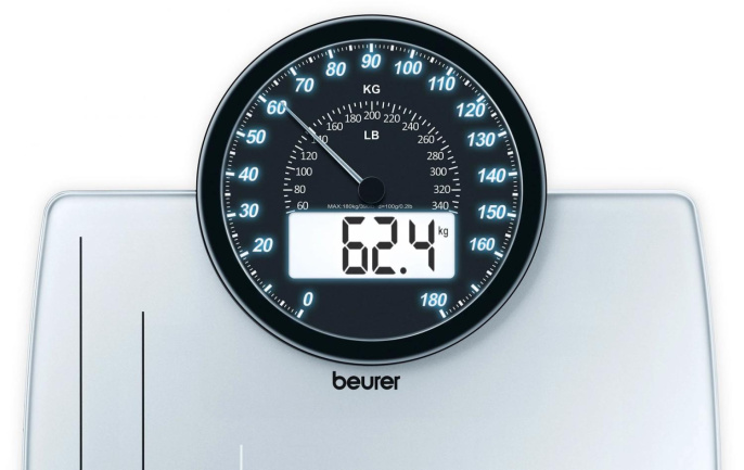 Напольные весы BEURER GS58, до 180кг, цвет: белый [766.10]