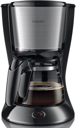 Кофеварка Philips HD7462/20, капельная, черный / серебристый