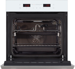 Духовой шкаф электрический HIBERG VM 6192 W,  67л,  дверца с 3 стеклами,  белый