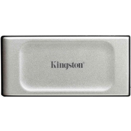 500ГБ Внешний диск SSD Kingston XS2000 SXS2000/500GA, USB 3.2 Gen 2x2, запись - 2000МБ/с, чтение - 2000МБ/с, серебристый
