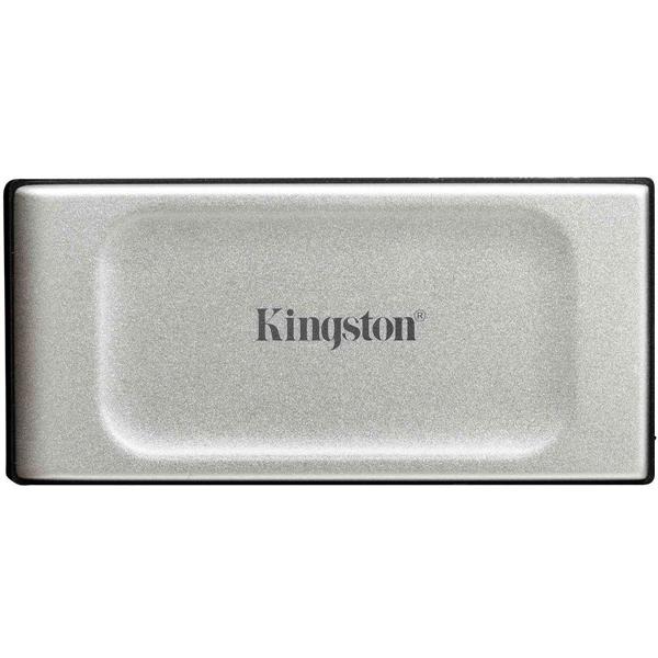 500ГБ Внешний диск SSD Kingston XS2000 SXS2000/500GA, USB 3.2 Gen 2x2, запись - 2000МБ/с, чтение - 2000МБ/с, серебристый