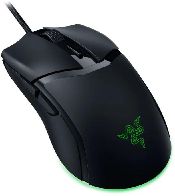 Мышь Razer Cobra полноразмерная игровая мышь для ПК, проводная USB, сенсор оптический 8500 dpi, 6 кнопок, колесо с нажатием, цвет черный RZ01-04650100-R3M1