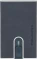 Чехол для кредитных карт Piquadro Black Square PP4825B3R/BLU4, кожа натуральная, темно-синий
