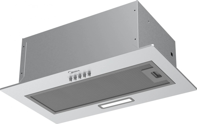 Вытяжка встраиваемая Midea MH60I301X нержавеющая сталь управление: кнопочное 1 мотор