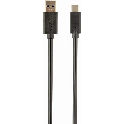 Filum Кабель USB 3.0, 1.8 м., черный, 3A, разъемы: USB A male- USB Type С male, пакет. [FL-C-U3-AM-CM-1.8M] 894179