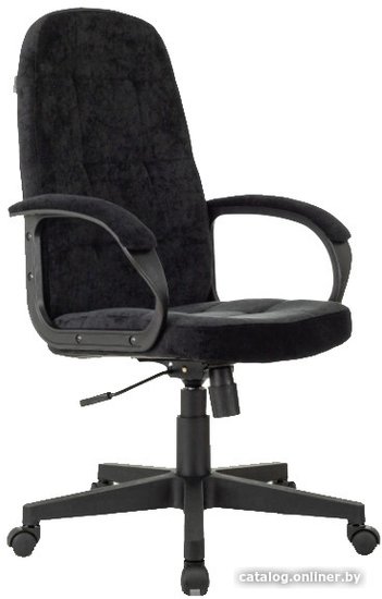 Кресло руководителя Бюрократ CH 002 Fabric черный 3C11 крестов. пластик