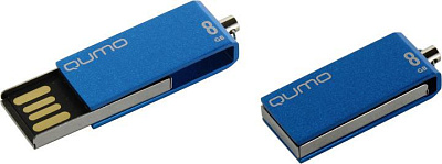 USB 2.0 QUMO 8GB Fold [QM8GUD-FLD-Blue]