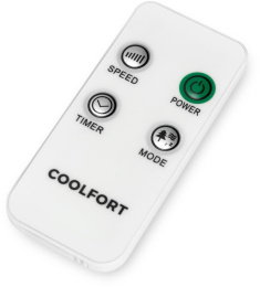 Вентилятор напольный Coolfort CF-2033 40Вт скоростей:3 ПДУ белый