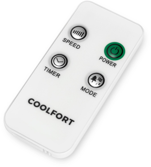 Вентилятор напольный Coolfort CF-2033 40Вт скоростей:3 ПДУ белый