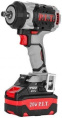 Гайковерт P.I.T. PIW20H-600A/2 (аккумуляторный, бесщеточный, 20В, 600Нм, 1/2", 3 ск, 0-2800 уд/мин, 2х4Ач)